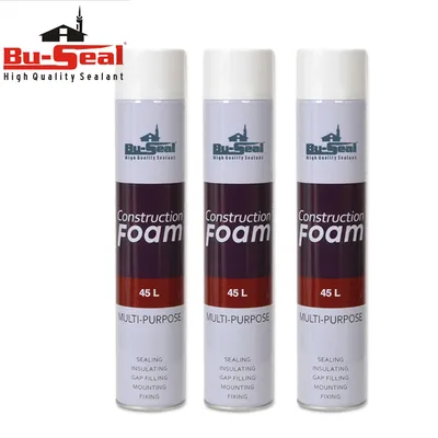300ml Polyurethane Spray PU Construction Foam Used to Fill Gaps