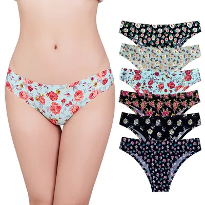Women′ S Lace Printed Pure Cotton Underwear