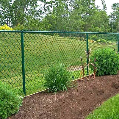 Powder Coated Galvanized Chain Link Fence Panels for Construction/Field