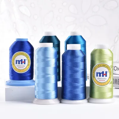 120d/2 150d/2 128g Polyester Embroidery Thread for Embroidery Machine Wholesale