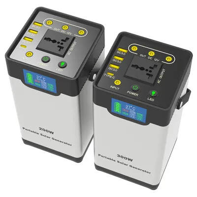 Outdoor Home Solar Energy System Lithium UPS Solar Backup 110V Portable Power Station