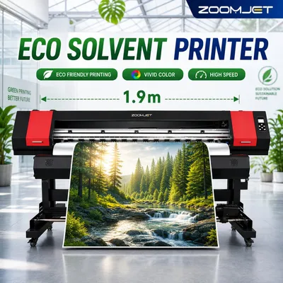 High Speed 1.8m Outdoor Eco Solvent Printer for Indoor Outdoor Signage