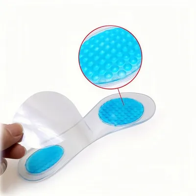 Transparent Gel Insoles with Arch Support Foot Fatigue