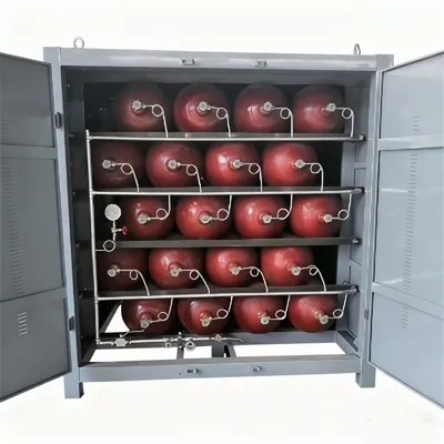High-Capacity CNG Cylinder Bundle for Gas Stations