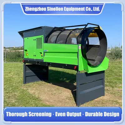 Electric High Efficiency High Quality Customizable Industrial Screening Machine Soil Screener