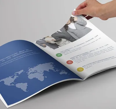 Custom Hardcover Album Book Magazine Printing Saddle Stitching Stapled Booklet Folding Printing Leaflet Printing