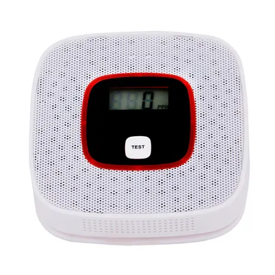 Home Safety Carbon Monoxide Detector AAA Battery Powered Display