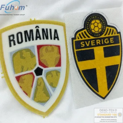 Factory Custom Iron-on 3D Printing Flocking Heat Transfer Patch for Football Club