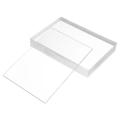 3mm Thick 5X7 Inches Cast Plexiglass Panel Clear Transparent Acrylic Sheet