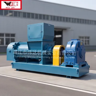 Complete Single Helix Rubber Crushing, Washing & Kneading Solution, Dpj Series 0.5-10 T/H for Rubber Lump Processing Machine