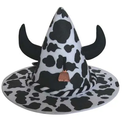 Novety Dairy Cow Style Brazil Ox Horn Carnival Hat