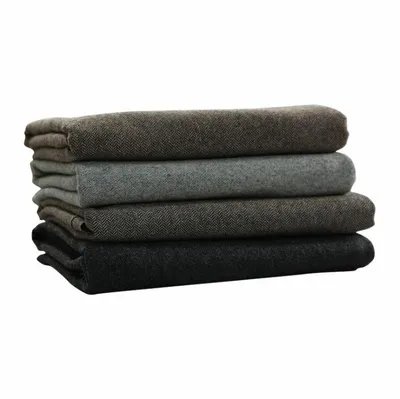 50% Wool 25% Viscose 25% Nylon Blended Herringbone Woolen Fabric for Divided Skirt and Garment