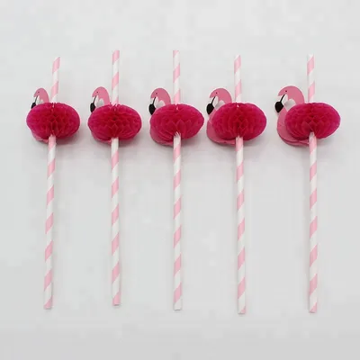 Sustainable Chic Paper Straws for Stylish Party Beverages