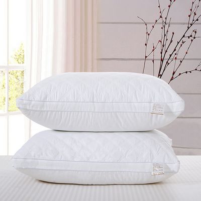 Set of 2, Down and Feather Throw Pillow Insert, Decorative Pillows Inserts, Cotton Fabric