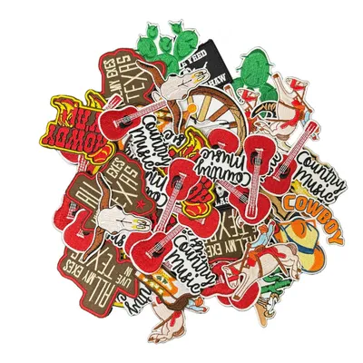 Custom Embroidered West Cowboy Patch for Hats and Backpacks