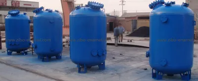 Glass Lined Calorifier Capacity F2000L for Hot Water, Customized