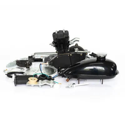 2021 Professional High Quality Black Painted 80cc 2 Stroke Bike Parts for Build Motorized Bicycle