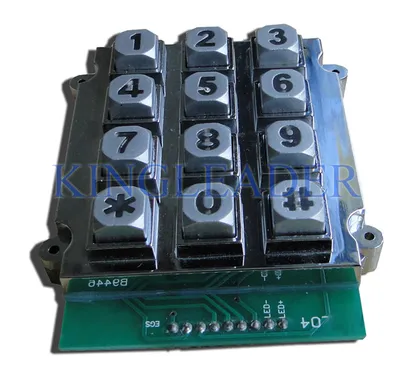 12 Key Metal Backlit Numeric Keypad