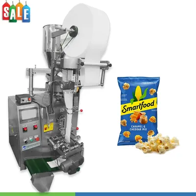 Small Plastic Bag Measuring Cup Filler Sunflower Seeds Snack Packaging Machine with Printer