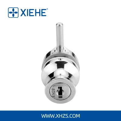 409 High Quality Zinc Alloy Glass Handle Lock for Jewellery Display Cabinet Door Box with Computer Key