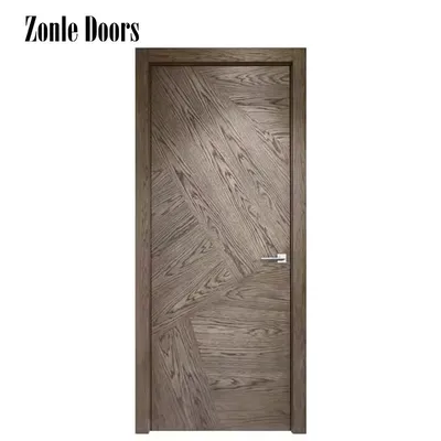 Custom High Quality Bedroom Interior WPC PVC Flush Composite Doors