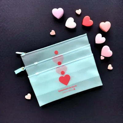 Premium Frosted EVA Zip Bags for Wholesale Distribution