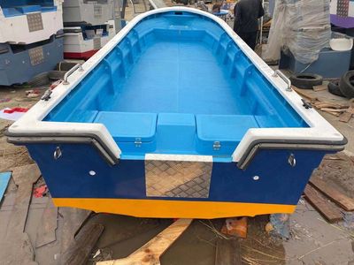 Chinese 23FT 7m Fibreglass Single Hull YAMAHA Fishing Panga Boat