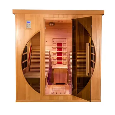 Premium Far Infrared Sauna Cabin for Two with Reclining Seats