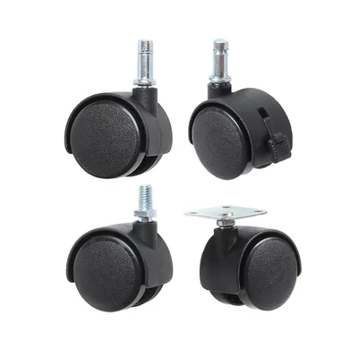 Environmental Replacement Computer Office Chair PP Plastic Universal U-Bracket Stem Circlip Swivel Thread Plate Casters