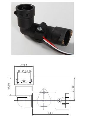 Chsc 2.001.079 Bent Head Water Flow Sensor