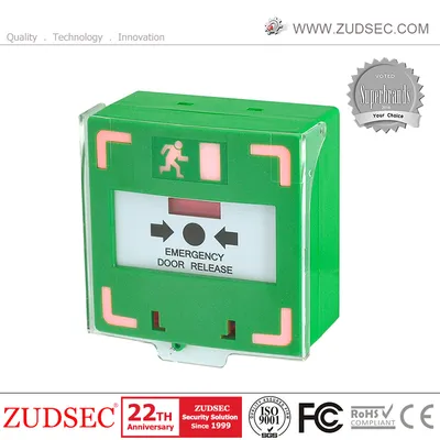 Resettable Emergency Exit Button with LED and Buzzer