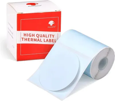 Phomemo Plastic Sticker Label Paper for Thermal Label Printer