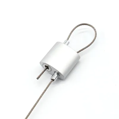 Adjustable Dual Looping Gripper for Lighting Fixture