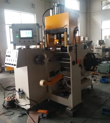 Automatic Copper Foil Winder Cold Welding Transformer Foil Winding Machine