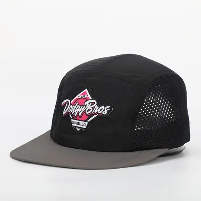 Wholesale Custom Design Your Own Embroidery Patch Logo 5 Panel Camp Cap Sports Running, Outdoor Breathable Mesh Camp Hat