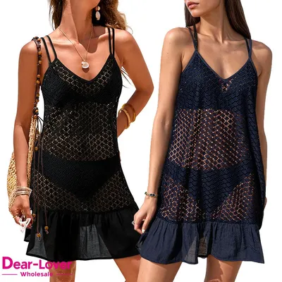 Dear-Lover Wholesale Dropshipping Boutique Clothing Women Manufacturers Beachwear Beach Kimono Cover up