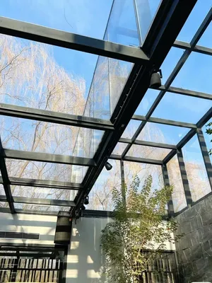 Tempered Double Glazing Triple Glazing Sunshades Safety Glass Garden Rooms Customized Aluminum Sunrooms