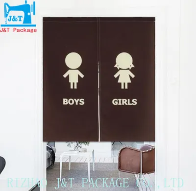 Wholesale Custom Decorative Canvas Door Curtain, Cotton Curtain