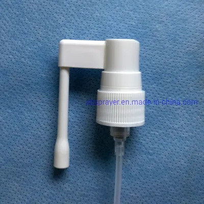 Screw on Throat Spray with Long Swivel Actuator Suitable for Glass Bottle