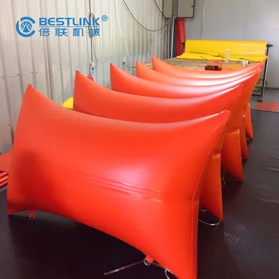 Pneumatic Tipping Splitting Cushions, Stone Pushing Air Dunnage Bag for Quarry