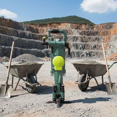 Advanced Yt-28 Pneumatic Rock Drill with Air Leg for Blasting and Drilling Rock