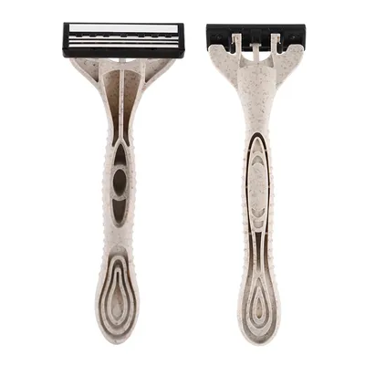 Premium Quality Wheat Straw Disposable Razors for Smooth Shaving