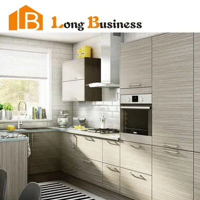 Cheap Laminate Finish Kitchen Cabinet (LB-DD1133)