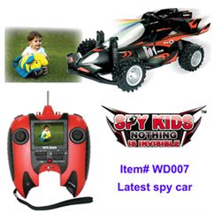 Radio-Controlled Spy Car with Wireless Camera