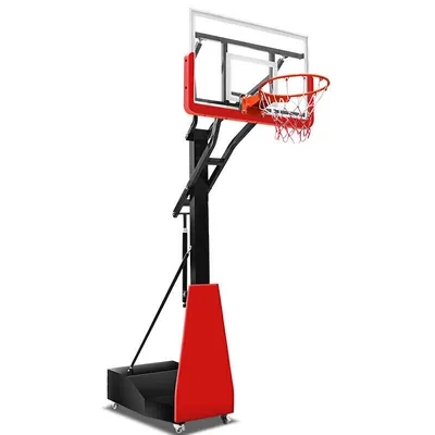 55 Inch Height Adjusts Movable Basketball Hoop for Kids