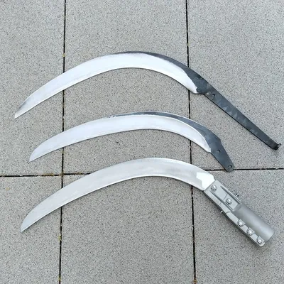 Spring Steel Oil Palm Chopping Sickle Durable Agriculture Farm Tool Palm Trees Cutting Scythes Oil Palms Harvesting Sickle Knife