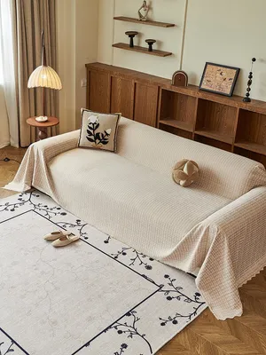 Universal Stretch Couch Cover Soft Chenille Couch Cover