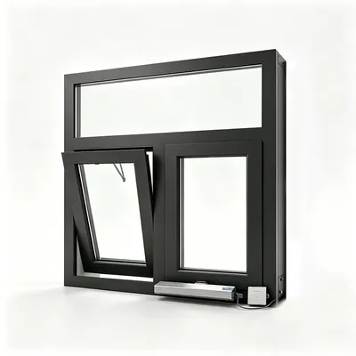 Single Double Layer Glass Fixed Fire Resistant Window