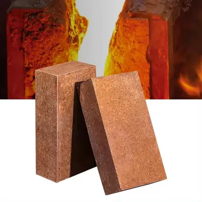China Magnesia Brick Supplier 80-95% MGO High Quality Magnesite Refractory Bricks for Electric Furnace Bottom and Wall