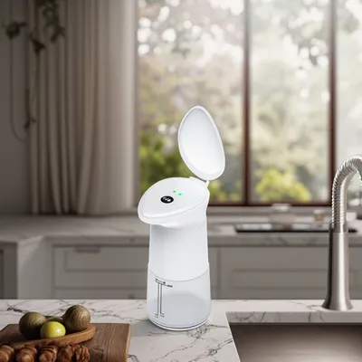 Luxury Desktop Home Motion Sensor Sanitizer Foaming Soap Dispenser for Kitchen Bathroom